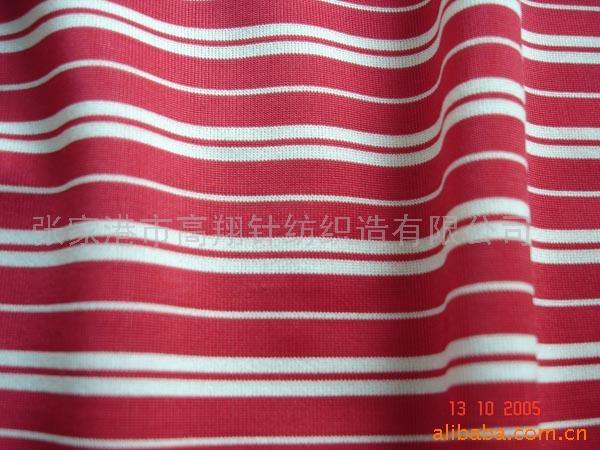 锦涤氨彩条汗布