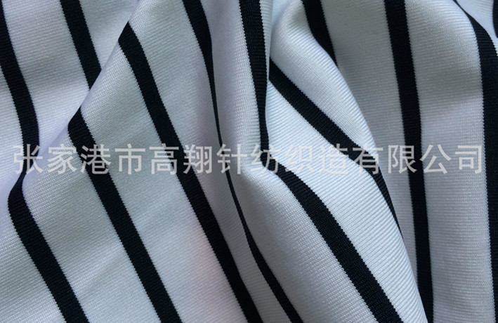 锦氨彩条汗布