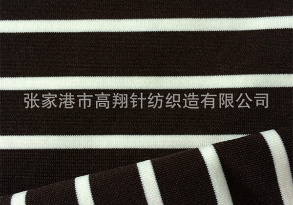 锦氨彩条汗布