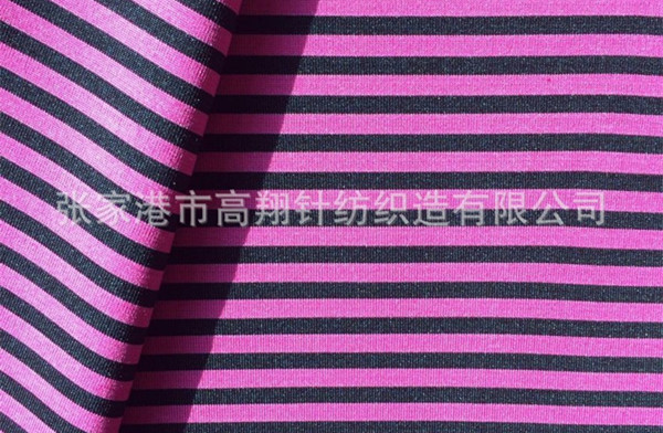 锦氨彩条汗布